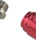 Stealthamajig Disc Brake Hose Fitting Kit For One Brake, stainless steel and red component, corrosion resistant, enduro compatible