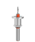 Get Ready For Top Tier Woodworking With This 5Pc Adjustable Depth Stopper Countersink Drill Bit Set, featuring alloy drill bit with depth stopper.