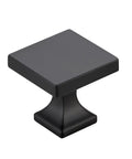 Matte Black Square Cabinet Knobs 10 Pack For Cabinets And Drawers Kitchen Cabinet Hardware Durable Metal Pulls Easy Install Timeless Finish