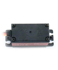 25kg Metal Gear Brushless Digital Servo For RC Cars With 300 Degree Rotation, top view with CNC aluminum shell and connectors