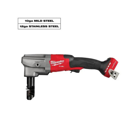 10 Gauge Nibbler With Variable Speed And Tool Free 360 Die Holder Rotation For Clean Fast Cuts In 10 Gauge Mild Steel