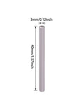 3mm x 40mm silver stainless steel dowel pin for bookshelf cabinet furniture fixing and easy DIY assembly, durable metal dowels.