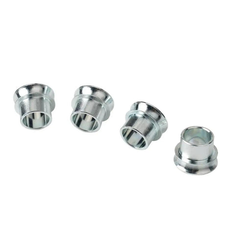 Four Pack Three Quarter To Five Eighth Inch Misalignment Spacer Heims Rod End Bearings for Slick Control Arm Adjustment.