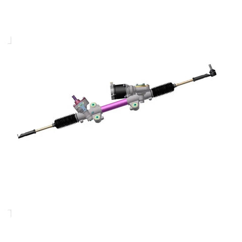Hella Reliable Electric Power Steering Rack And Pinion For Ev Rides SuVs And Light Trucks Oem Drop In 12V Dc Steering Gear Assembly showing a purple rack and pinion gear.