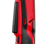 Top Shelf M12 Compatible Right Angle Drill Driver Featuring A Three Eight Inch Chuck And Killer 100 In Lbs Torque For Cramped Workspaces And Precision Projects side view showing the black and red handle.