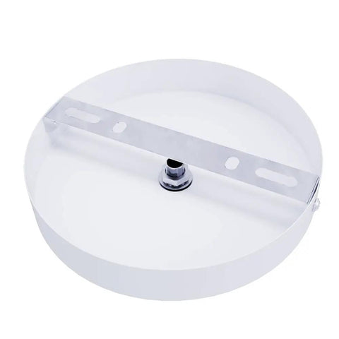 5.9 Inch White Ceiling Plate Light Kit With Hardware Rewind Single Hole Canopy For Pendant Lighting Or Chandelier Easy Install