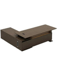 Level Up Your Daily Grind With This Elite Adjustable Standing Computer Desk Premium Executive Boss Table For Home Office Workstation Ergonomic Setup For Power Users And Heavy Lifts, brown motorized desk with storage.