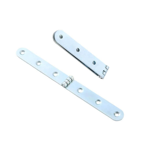 Heavy Duty 270 Degree Marine Strap Hinges Set Lokatall 10Pcs for Cabinets Tables Boxes Doors and DIY Projects 155x16mm Silver