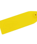 Bright yellow label patch for Slick And Hella Sturdy Self Locking Cable Ties With Label Patches For Wire Management, 420mm Long.