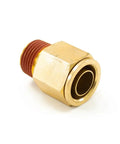 Half Inch Male NPT to Three Quarter Inch Push To Connect Brass Air Line Pneumatic Fitting Durable Brass Construction DOT Rated Corrosion Resistant