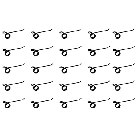 Multiple heavy-duty rake tooth replacement wires for hay rakes 21 25 and 36 with 7.25 inch tine 1.937 inch coil
