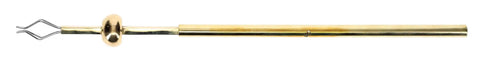 Heat Resistant Handling Tools For Glass Blowing Artists, Ultra Comfortable Grip, Durable Gold Finish, 1 Pack