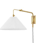 One Light Brass Wall Sconce With Slick Metallic Finish For Bathroom Vanity Bedroom Or Hallway Lighting Built Tough Design Fast Wall Setup Emits A Chill Cozy Glow To Totally Level Up Your Living Room Vibe Today.