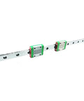 Two Piece Linear Guide Rails And Four Slide Blocks Set Built For 100-500mm Travel Range 400mm Rails Length Tough High Precision Linear Motion Guides