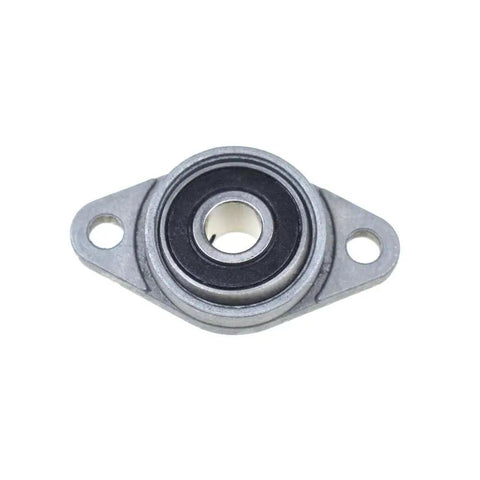 Close-up of metal nut bearing from Eight Millimeter Lead Screw Vertical And Horizontal Kit for CNC and 3D Printers KFL08 KP08 100mm