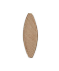 Single biscuit from Birch Wood Joiner Biscuits Size 0 Pack Of 100 For Strong Precise Joints And Flush Gap Free Pro Grade Woodworking