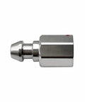 Chrome RTK GPS quick-release adapter for Trimble surveying poles prism