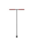 Long Reach Water Meter Key 27 Inch Heavy Duty 1/2 Inch Shaft with Vinyl Coated T Handle, Rebar Steel Construction