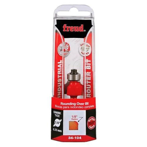 Radius Rounding Router Bit With Perma Shield Coating And Quadra Cut Design Delivers A Flawless Finish, 1/8 Inch Radius