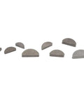 Half moon semicircular keys from 80 Piece Pro Grade Woodruff Key Set In Stainless Steel With Storage Box for machinery hubs.
