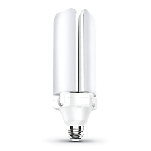 LED Garage Light 3 Panel Adjustable Screw In Shop Light Bulb E26 Base 4000 Lumens Non Dimmable 5000K Daylight Ceiling Light for Garage