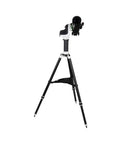 Travel-Size Go-To Telescope Mount With 80mm Refractor, black tripod, Alt-Az Tracking, WiFi App Control ideal for stargazing