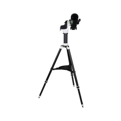 Travel-Size Go-To Telescope Mount With 80mm Refractor, black tripod, Alt-Az Tracking, WiFi App Control ideal for stargazing