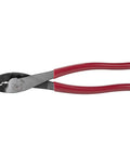 Cutting and crimping tool for 10 22 AWG terminals and connectors insulated and non insulated with tapered nose for tight spaces