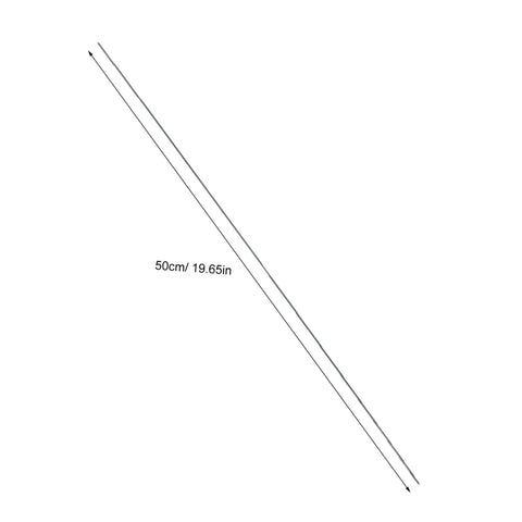 Lightweight Carbon Fiber Rod Set For RC Aircraft And Kite Wings, 10 Round Solid Poles, 1.64ft Long, diagonal view