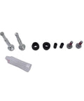 Top Tier Front Brake Caliper Guide Pin Set For Smooth And Reliable Vehicle Maintenance Featuring Durable Metal Construction For Easy Installation And Superior Performance On Your Car, front view with boots and hardware