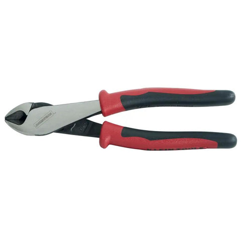 J228-8 Diagonal Cutting Pliers, 8-Inch, High Leverage With Short Jaws, Beveled Cutting Edges, Dual-Material Journeyman Handles