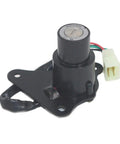 Kickass Ignition Switch Fuel Cap Seat Steering Helmet Key Set For Yamaha Virago XV 125 250 240 535 ZY125 Models Delivering Security Preventing Theft While Cruising Streets At Night Ensuring Peace Of Mind For Every Rider Who Rides black alloy ignition switch with wire connector
