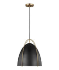 One Light Pendant In Metal Finish With Modern Industrial Style For Kitchen Island Dining Room Or Entryway Lighting Adjustable Drop