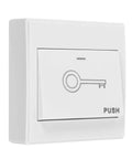 Door Access Control System With RFID Keypad And Remote Pro Grade 600Lb Magnetic Door Lock Kit exit button side view