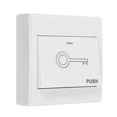 Door Access Control System With RFID Keypad And Remote Pro Grade 600Lb Magnetic Door Lock Kit exit button side view
