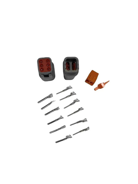 Bad Boy 6 Pin Deutsch Connector Repair Kit 105328 105329 For Control Box Coil With Housing Pins Seals And Crimp Terminals Fixes Messy Wiring Rock Solid And Duct Tape Free Keeps Your Gear Running Smooth For The Long Haul