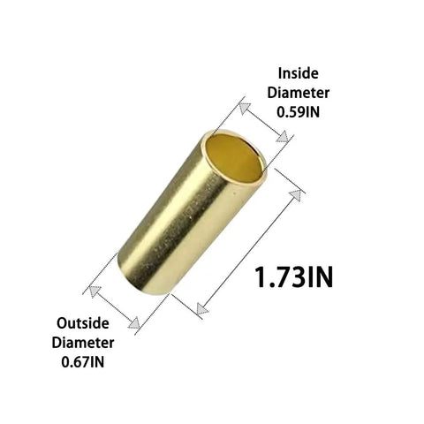 16Pcs Trailer Leaf Spring Bushing Kit Brass Shackle Bushings Bronze Set For Heavy Duty Trailer Suspension Corrosion Resistant Brass Alloys Withstand Extreme Temps Longer Lifespan Easy Install Fits Most Leaf Spring Systems, brass bushing 1.73in long