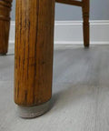 1 Inch Round Self Adhesive Felt Furniture Sliders For Hard Floors Leveling Pads on chair leg