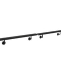 Heavy Duty Wall Mounted Stair Handrail Built From Premium Stainless Steel Providing A Rock Solid Grip And A Slick Black Finish For Dependable Daily Use And Home Safety