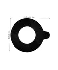 Heavy Duty Excavator Pin Shim Kit Beefed Up With Round Rubber Washers For Boom Bushing Replacement Extend Equipment Life Durable Machinery Pin Shims Easy Installation Fits Excavator Buckets And Boom Pads, 9.5cm x 8cm rubber shim