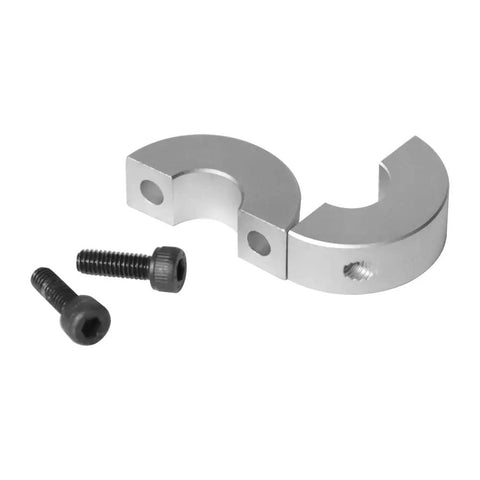 22mm Bore Double Split Shaft Collar Aluminum Two Piece Shaft Collar 45mm Outside Diameter 12mm Thick With M5 Set Screws Pack Of 4