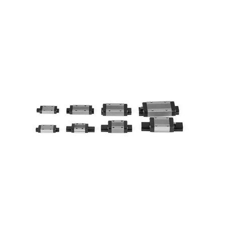 Beefy 150mm MGN7 Linear Rail Set with 2x MGN7 mini linear guides and 2x MGN7H 7mm carriage blocks black for 3D printers and CNC machines