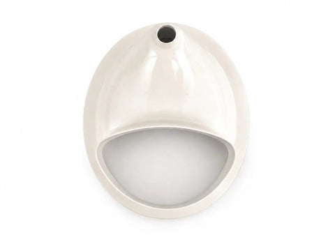 White Urine Diverter for Composting Toilets, Complete Wrap Around Separator for DIY Buckets, Fits Five Gallon Buckets