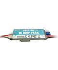Dope Adjustable UBEC Power Regulator For RC Airplanes And Helicopters 15A Peak 8A Continuous input with visible labels and connectors