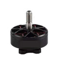 Side view of a Four Pack 2406 Brushless Motor 1650KV 1850KV 2050KV 2650KV for FPV Drones, black casing, threaded shaft.