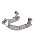 Diamond R Ladies And Youth Bumper Spurs With One Inch Band And Two And A Half Inch Shank Dual Mini Sliding Rowels On A Classic Bumper Bar