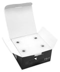 Premium Quality Heavy Duty SMD Quad Fuse Block With Solid Aluminum Busbar And Clear Tough Cover Bulletproof Protection packaging opened with foam inserts.
