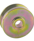 Street Tough Steel Alternator Bracket And Pulley Kit For 1946 To 1953 Ford And Mercury Flathead V8s - front view of a steel pulley component.