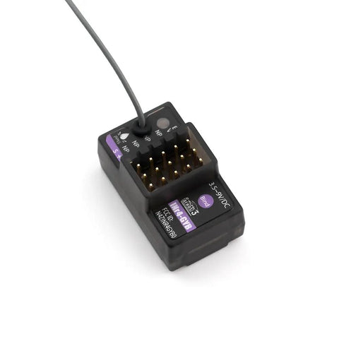 INr4-GYB Dope 2.4GHz 4CH AFHDS 3 RC Receiver top view with multiple outputs for Flysky Noble NB4 Pro Transmitter