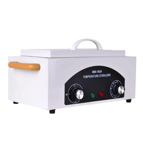 Beast Mode High Temperature Dry Heat Sterilizer Autoclave 110V 300W 1.5L Metal Tools Only Disinfection Box With Magnetic Induction Switch 50 to 220 Degree C Ideal for Small Cosmetology Tools and Dental Instruments, front view